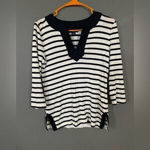 Chaps Striped Long Sleeve Shirt Size Small